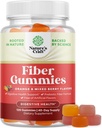 Gommies de fibre prébiotiques pour adultes - Supplément de fibre haute Gommies Vitamines pour adultes avec racine de chicorée soluble prébiotique pour l'immunité et le soutien digestif - Non OGM végétalien Halal 120 nombre