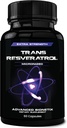 2X Potency Micronised Trans Resveratrol Supplément. 1200 mg par 2 gélules. Formule antioxydante à absorption élevée. Promotion de l'antivieillissement, du soutien cognitif et de la santé cardiaque