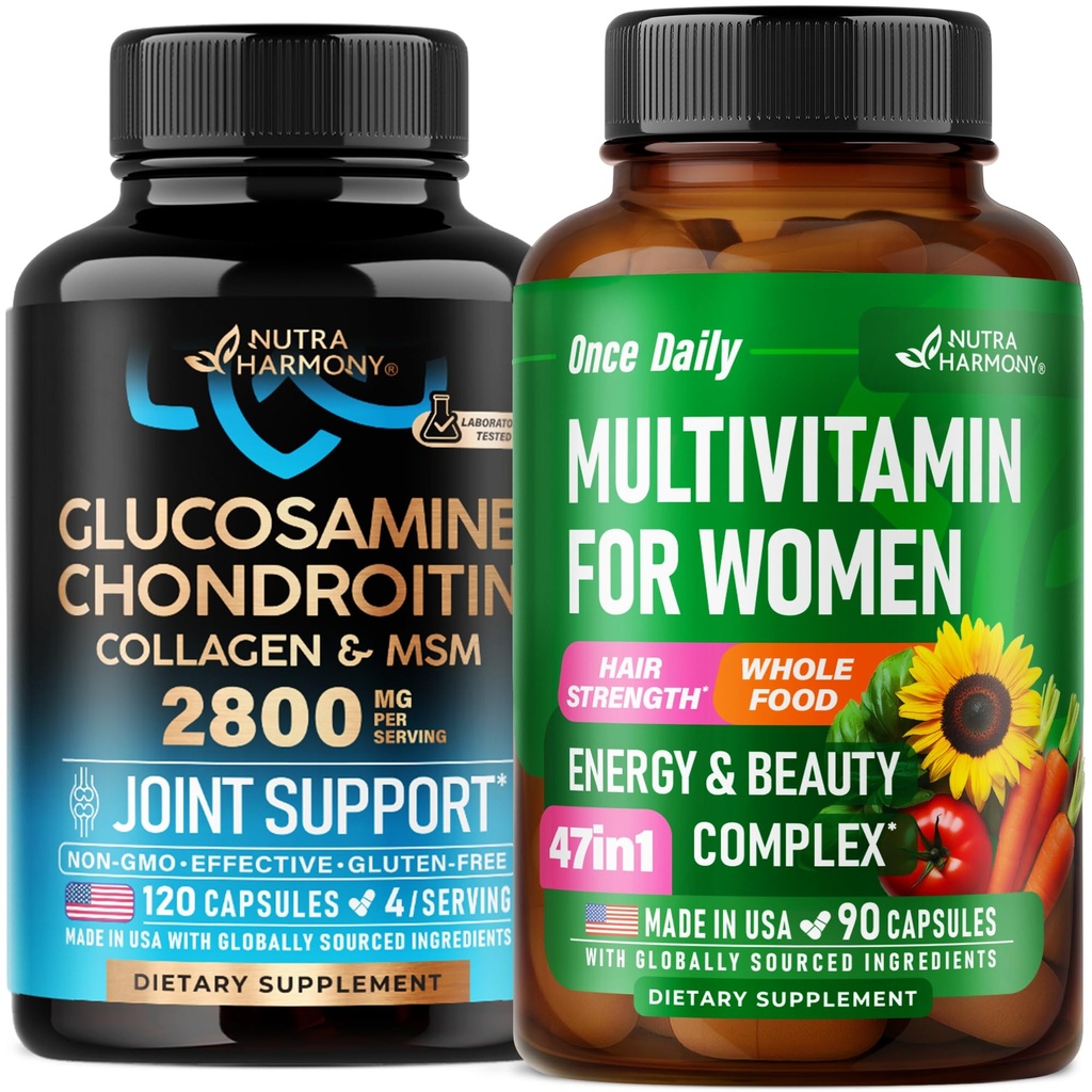 NUTRAHARMONY Glucosamine & Multivitamins for Women Capsules