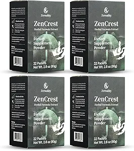 ZenCrest, complément naturel à la prostate, formule à base de plantes chinoises traditionnelles, promouvoir une prostate saine, promouvoir la fonction urogénitale, aucun effet secondaire, (128 paquets - 4 boîtes) (4)