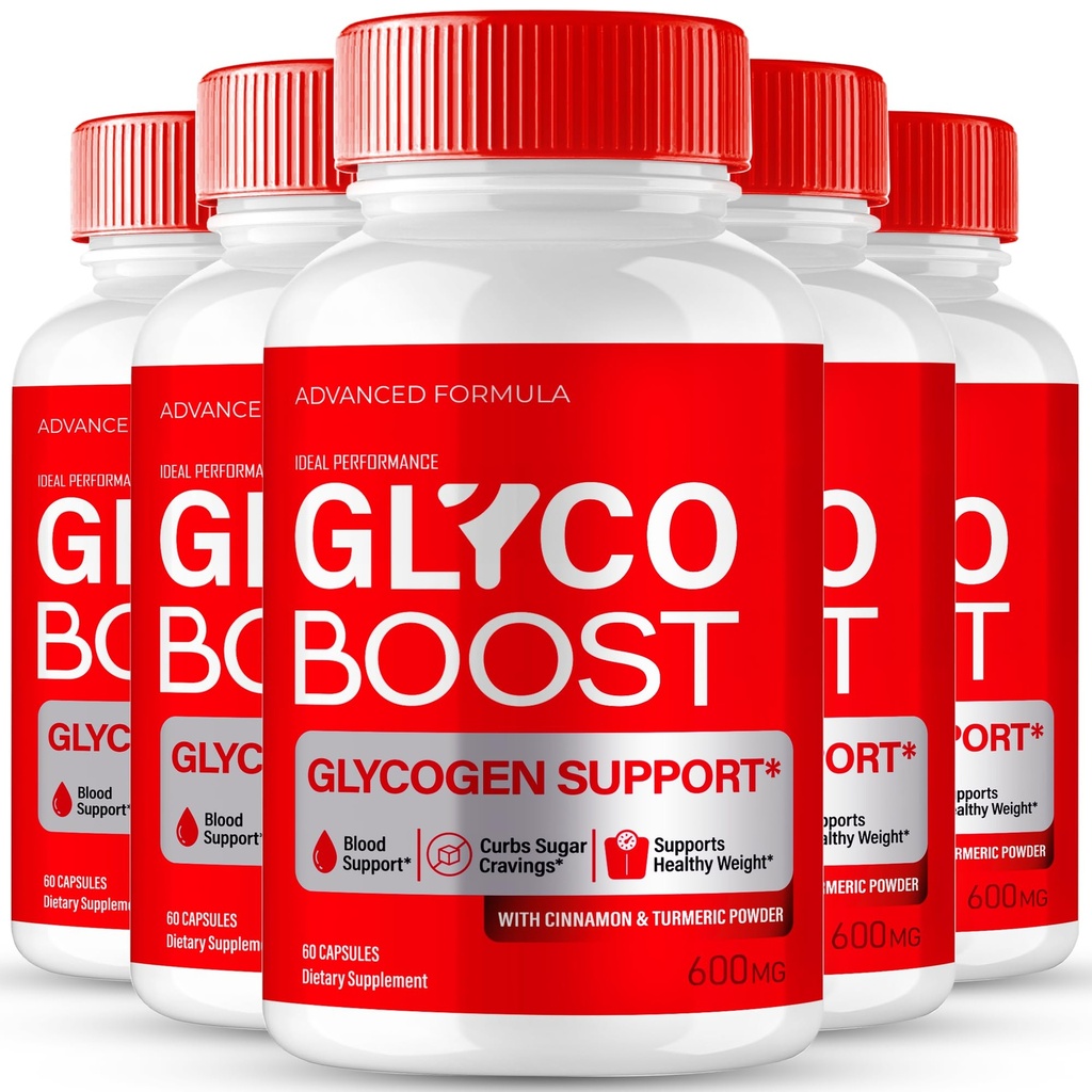 IDEAL PERFORMANCE Glyco Boost Blood Capsules, Glyco Boost Blood Formula Support Supplement, Premium Formula for Healthy Circulation & Stable Levels, All Natural GlycoBoost Capsules Reviews (5 Pack)