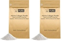 PURE ORIGINAL INGREDIENTS Marine Collagen Powder (1 lb) Natural & Unflavored, Protein Peptides, Resealable Bag (Pack of 2)