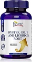 Complexe de racine d'huître, de goji et de réglisse, GMP, produit naturel certifié Assn, fabriqué aux États-Unis - 60 capsules