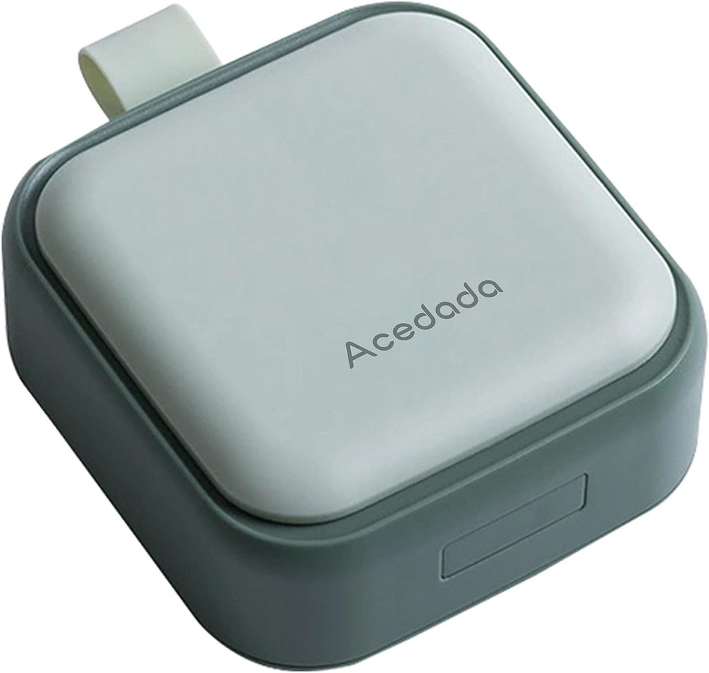 Petite coque à pilules, boîte à pilules mignonnes - Acedada Travel Daily Pill Organizer, Portable Pretty Pill Container for Purse Pocket, Porte-médicaments compact pour les vitamines, huiles de poisson, suppléments, vert