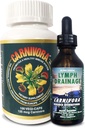 Carnivora L'Ultime Combo - Caps Vegi et drainage Lymphaire pour soutenir le système immunitaire et la vidange des déchets (Bundle avec 1 bouchon Vegi bouteille et 1 drainage Lymphaire bouteille)