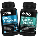 Lung Cleanse & Colon Detox - Formules à base de plantes pour soutenir la santé respiratoire et les mouvements de Bowel