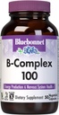 Bluebonnet Nutrition B complexe 100 capsules végétales, spectre complet complet, vitamine B6, B12, biotine, folate, végétalien, végétalien, sans gluten, sans soja, sans lait, casher, 50 capsules végétales