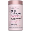 NeoCell Multi Collagen Peptides | 60 Caplets | Advanced Formula | Nourishing Formula | Hair, Skin, & Nails Supplement