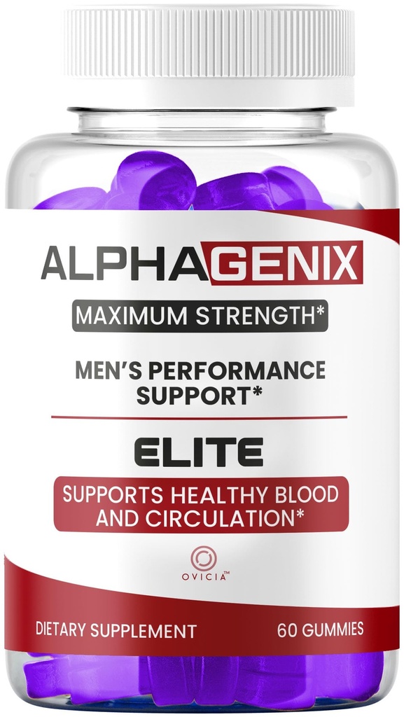 Alpha Genix Gummies - AlphaGenix Advanced Formula Maximum Strength Gummys All Natural Support, Daily Premium AlphaGenix Gummy for Overall Health & Wellness Reviews, 60 Gummies for 1 Month