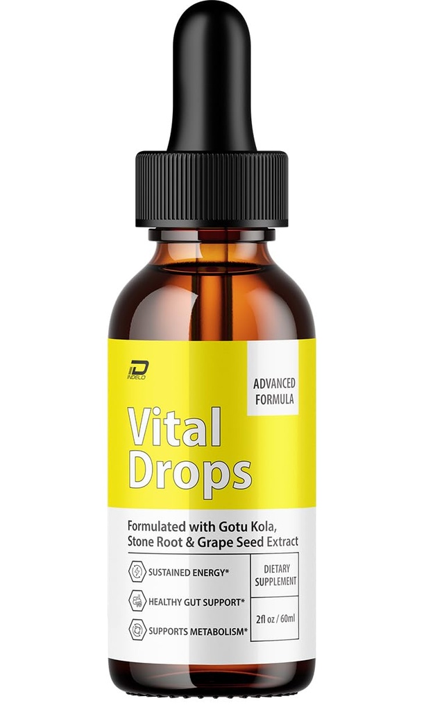 Vital Drops Healthy Formula – VitalDrops All Natural Healthy Levels - Extra Strength VitalDrop Liquid Drops, Reviews (1 Pack – 1 Month Supply)