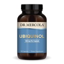 Dr Mercola Ubiquinol - Soutienne l'énergie, la santé cellulaire et la santé cardiaque - 100 mg d'Ubiquinol - Formule d'absorption élevée - Non-OGM, sans gluten et sans soja - 90 capsules (90 portions)