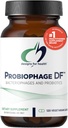 Conceptions pour le probiophage de la santé DF - Supplément prébiotique de bactériophage + probiotique - Probiotiques pour la digestion + soutien immunitaire - Biotiques pré et pro sans lait dans les capsules à libération différée (120 Nombre)