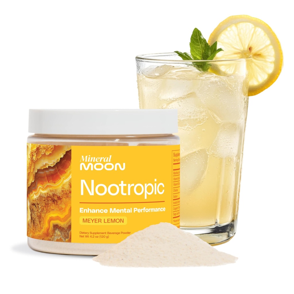 Premium Cognitive Ignition Nootropic Powder - Brain Supplements For Memory & Focus - Sage Extract, B Vitamins,Cognizine Citicoline& nooLVL - Supports Mental Clarity - No Caffeine or Sugar