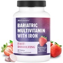 BioSchwartz Bariatric Multivitamin with Iron - 60 Chewable Tablets, 30-Day Supply - Third-Party Tested - Bariatric Multivitamin with Iron for Gastric Bypass