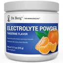 Dr Berg Zero Sucre Hydratation Poudre d'électrolyte Keto - Enrichie avec 1000 mg de potassium et de sel de l'Himalaya rose réel (sel de table de NOT) - Supplément de mélange d'hydratation au goût de Tangerine - 50 portions