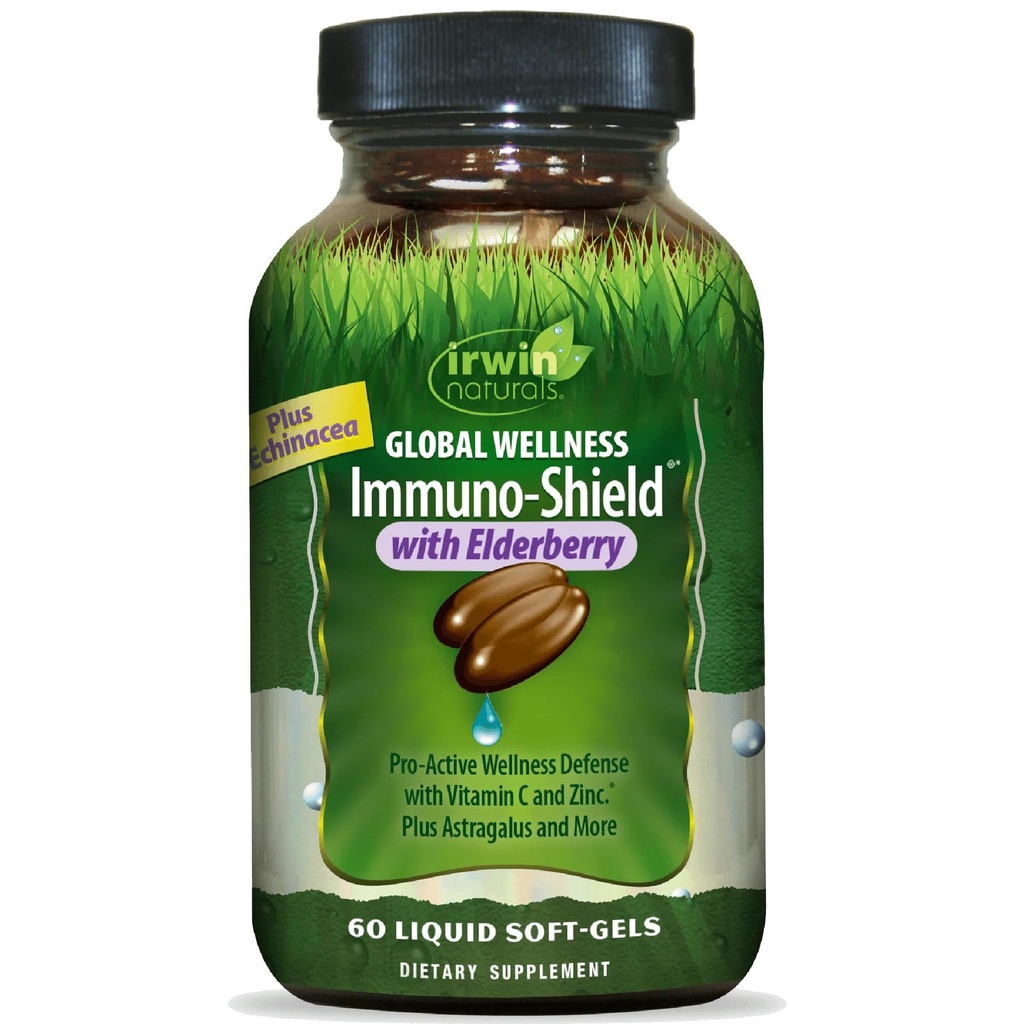 Irwin Naturals Immuno Shield with Elderberry 60 Sgels