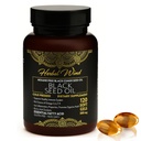 Capsules d'huile de graines noires - Cold Pressed 120 Softgels 500mg, Nigella Sativa de qualité supérieure, 100% huile de graines de cumin noir pur - Non-OGM (120 Nombre - Pack de 1 bouteille en plastique)