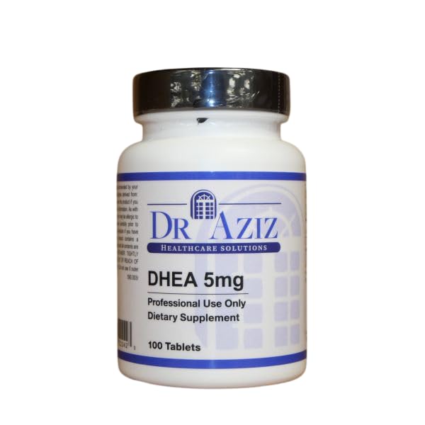 DHEA 5mg Supplement - DHEA Supplement for General Wellness - Supports Hormonal Balance, Mood and Stress Management - 100 Tablets