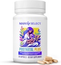 Mama's Select Vitamines postnatales – stimule la récupération des cheveux, l'approvisionnement en lait et le bien-être – sans allergène, végétalien, MTHFR amical, folate et vitamine B méthylé, facile à avaler, sans biotine - 30 capsules