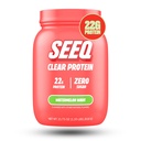 SEEQ Clear Protein Powder - Watermelon Wave - 22 Servings - 22g Clear Whey Protein Isolate - Zero Sugar - 0g Lactose - Allergen Friendly - GLP1 Support - Bone Health - Muscle Post Workout Recovery