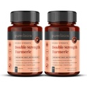 Double force Turcuma - Massive 1000mg x 360 comprimés - 200% de plus Turcuma et les niveaux naturels du Curcumine Potent par comprimé - avec 5mg Extrait de poivre noir pour 300% Absorption accrue