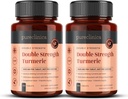 Double force Turcuma - Massive 1000mg x 360 comprimés - 200% de plus Turcuma et les niveaux naturels du Curcumine Potent par comprimé - avec 5mg Extrait de poivre noir pour 300% Absorption accrue