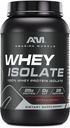 Amazing Muscle Whey Protéine Isolate Poudre de 25 Grams Protéines par portion de 100% Whey Isolate de Zéro Graisse Fabriquée aux États-Unis (2 Lb, Fraise)
