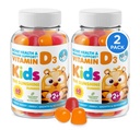 DR. MORITZ Vitamin D Gummies for Kids and Adults (2000 IU) - Chewable Kids Vitamin D Supplement for Immune Support - Vegetarian and Gelatin-Free, 2 Pack (120 Count)