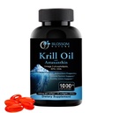 Huile de krill antarctique 1000mg de softgels avec l'astaxanthine – supplément Omega-3 EPA & DHA pour le coeur, le cerveau et la santé articulaire sous forme de Phospholipides– 60 softgels à saveur vanille