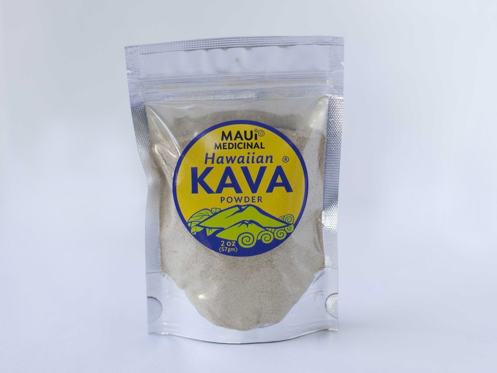 Poudre de racine de kava hawaïenne 2oz.