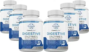 Labs Enzymes Digestifs Naturels et Supplément Probiotique pour Adultes, 360 Capsules - Mélange Nutritif d'enzymes Digestives et Avantage Probiotique pour Digestion et Santé Digestive.