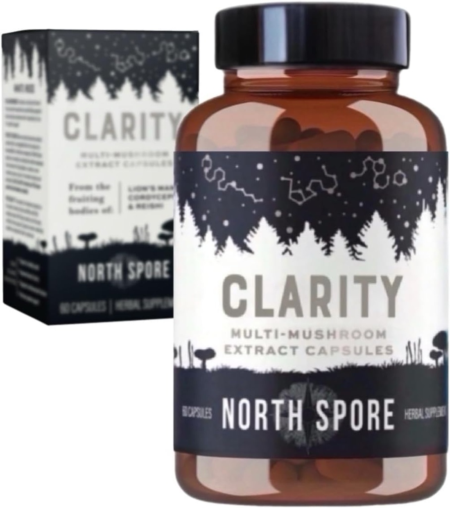 North Spore Bio Clarity Capsules de champignons à haute puissance.
