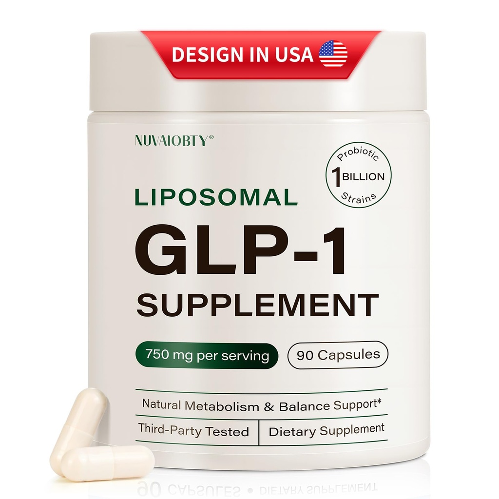 GLP-1 Supplement Support - GLP-1 Support Complex & GLP Activate Natural Formula for Metabolic Balance, Supports a Healthy Lifestyle and Fitness Goals（90）