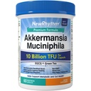 NewRhythm Akkermansia Muciniphila Probiotic, 10 Billion TFU, Pasteurized, Maximum Stability, Green Tea Leaf EGCG, GLP-1 Production, Metabolic Health, Gut, Immunity, for Women & Men, 60 Caps