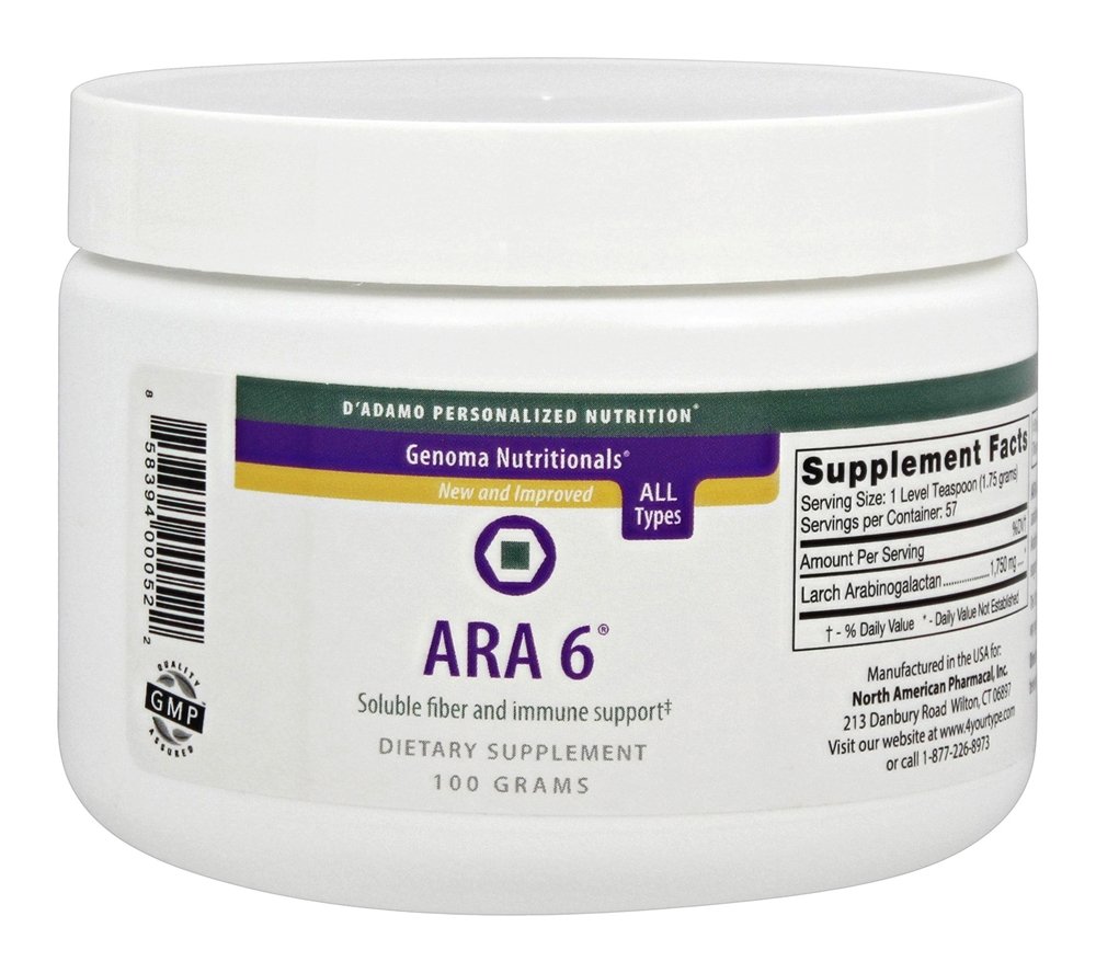 D'Adamo Personalized Nutrition Ara 6, 100 Gram