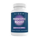 Supplément de fibre prébiotique BIOHM (60 gélules) 4 fibres diététiques diversifiées pour soutenir l'environnement probiotique, aide à améliorer la santé de Gut et le système immunitaire, comprend l'inuline et la poudre de pectine de pomme