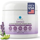 Dr. Robaina Lavender DMSO Cream - 99.9% Pure DMSO Pharmaceutical Grade | Formula with Zechstein Magnesium, Arnica, Aloe Vera, Vitamin E - 4 oz