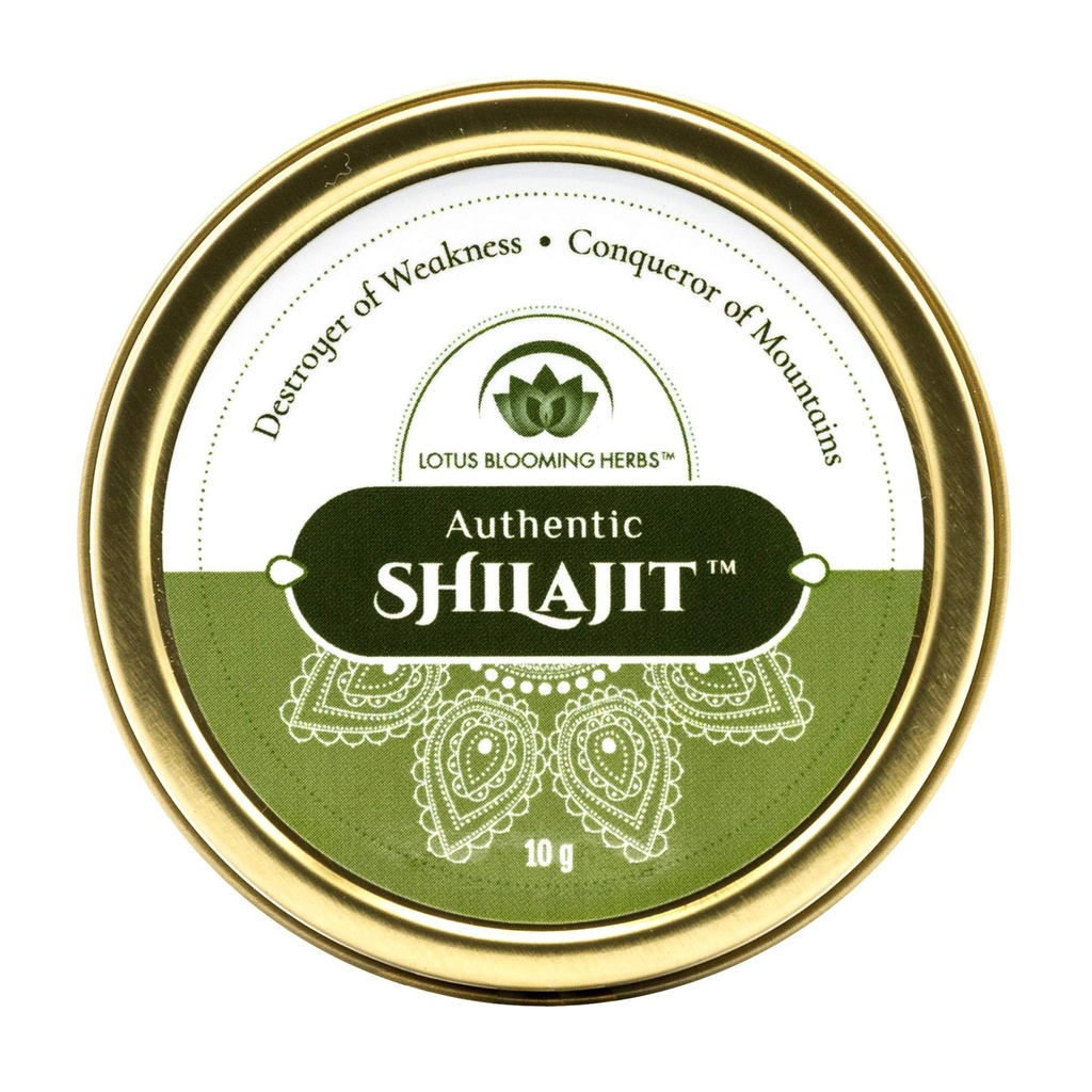 Authentic Shilajit – 100% Pure Gold Grade Himalayan Shilajit Resin with Fulvic Acid & Trace Minerals | Supports Healthy Energy, Stamina & Strength | Lotus Blooming Herbs | 10 Grams