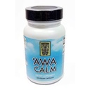 «Awa Calm Capsules - supplément à base de kava avec 30% de kavalatone, racine de Calamus, fleur de passion, baume de citron et houblon (120 capsules)