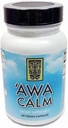 «Awa Calm Capsules - supplément à base de kava avec 30% de kavalatone, racine de Calamus, fleur de passion, baume de citron et houblon (120 capsules)
