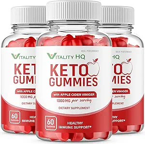 IDEAL PERFORMANCE (3 Pack) Vitalité HQ Ketos Gummies Vitalité Ketos ACV Gummies Vitalité ACV Gummie Vitalité Ketos Gummies (180 Gummies)