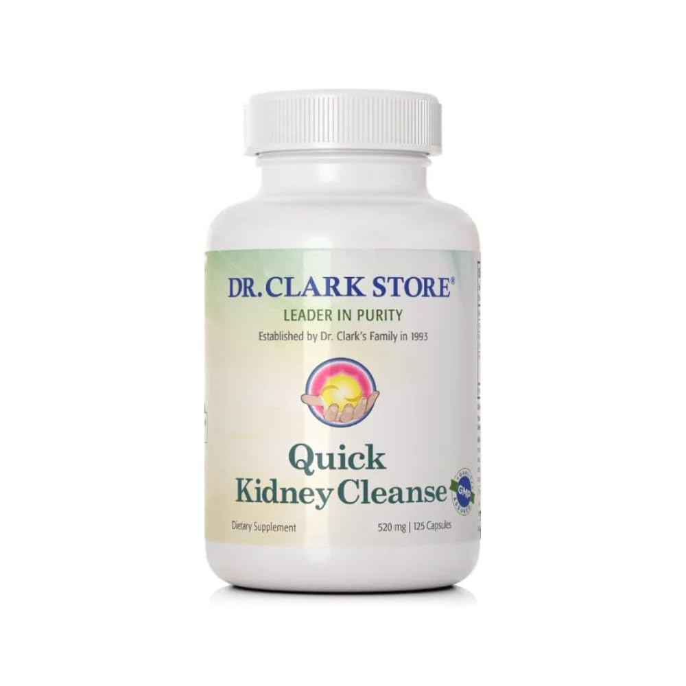 Dr. Clark Qck Kidney Clean, 125 Capsules – Natural Kidney Support & Detox Supplement