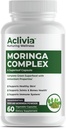 Complexe Moringa - Concentration maximale Moringa Oleifera Feuille et supplément de graines - Capsules Superfood avec propriétés antioxydantes - 5000mg - 60 Capsules