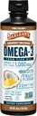 Barlean's Omega 3 supplément liquide d'huile de poisson pour les hommes et les femmes, Pina Colada, 1080mg EPA et DHA acide gras, 16 oz