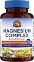 Supplément complexe de Magnésium Vitalitown de 300mg Magnésium élémentaire de Citrate de Magnésium Malate de Taurate de Glycinate de Tau.