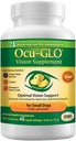 Supplément de vision Ocu-GLO pour petits chiens par nécessité animale avec lutéine, acides gras oméga-3, extrait de graines de raisin et antioxydants pour promouvoir la santé des yeux chez les chiens, 45ct gelcaps liquides