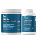 Dr Tobias Colon Everyday Health & Magnésium Bisglycinate - Confort digestif et soutien pour la santé des muscles et des os, végétalien, non-OGM