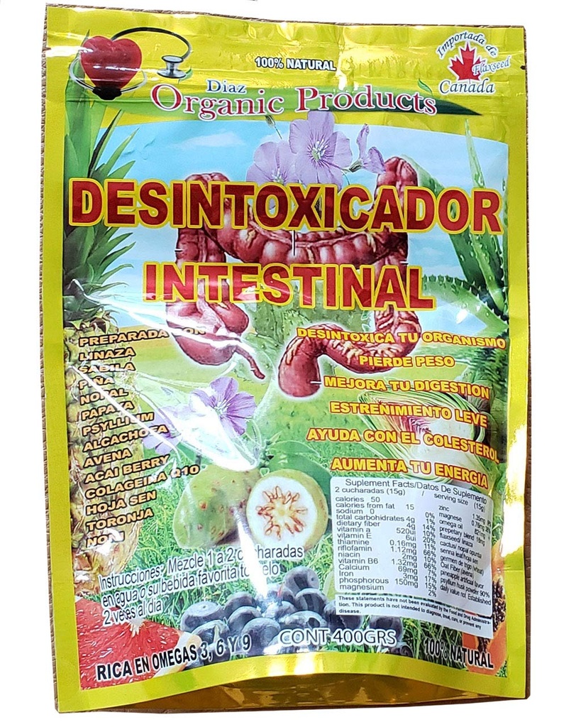 Desintoxicador Intestinal Powder 400 gram