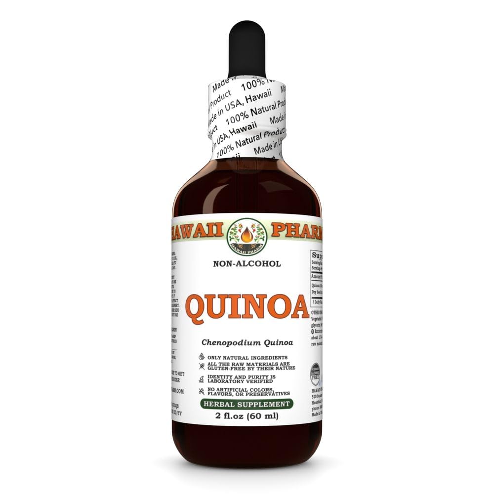 Quinoa (Chenopodium Quinoa) Dry Seed Glycerite, All Natural, Vegan, Lab Tested Alcohol-Free Liquid Extract - 2 fl.oz