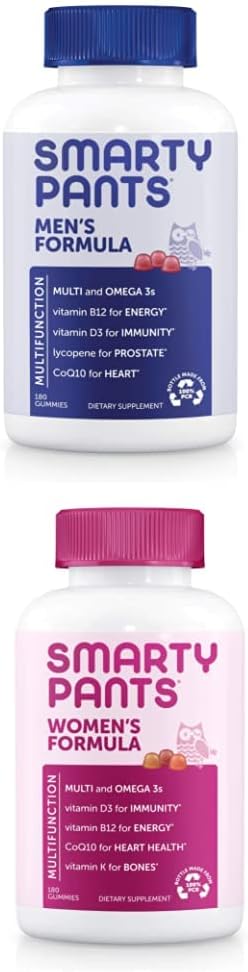 Ensemble de multivitamines pour hommes et femmes : (1) Multivitamines pour hommes et (1) Multivitamines pour femmes